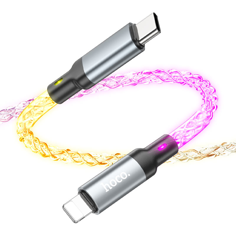 Hoco Cable Type-C to Lightning “U112 Shine” PD 20W fast charge Hoco Cable Type-C to Lightning “U112 Shine” PD 20W fast charge